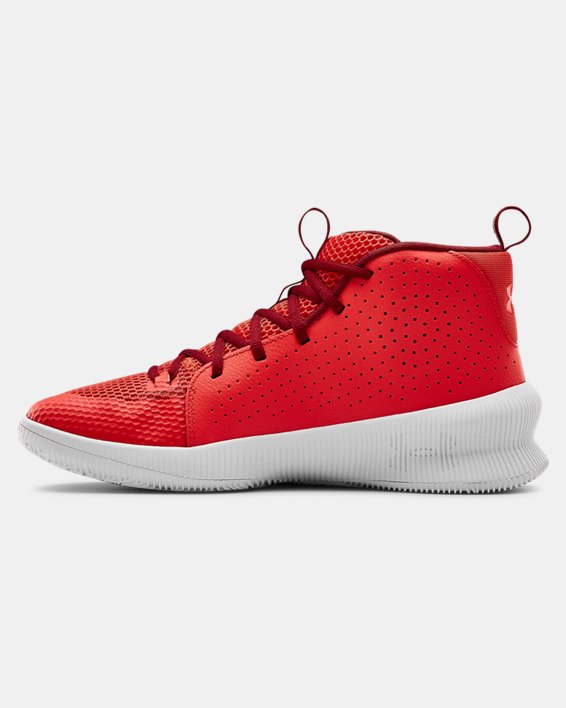 Chaussures de basket UA Jet pour homme, Red, pdpMainDesktop image number 1